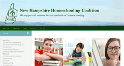 Desktop Screenshot of nhhomeschooling.org